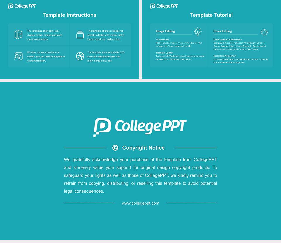 Marwadi University Course/Courseware Creation PPT Template16:9 ratio PPT effect preview image5