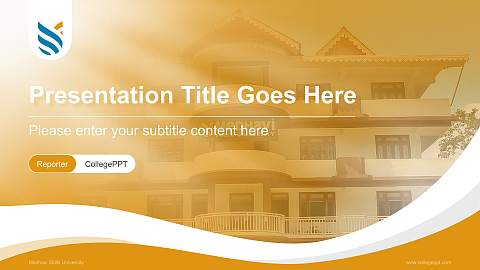 Medhavi Skills University Lecture Sharing and Networking Event PPT Template