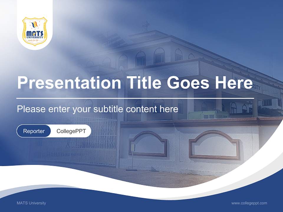 MATS University Lecture Sharing and Networking Event PPT Template4:3 ratio PPT effect preview image4