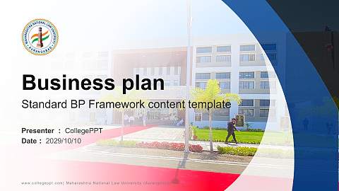 Maharashtra National Law University (Aurangabad) Competition/Entrepreneurship Contest PPT Template