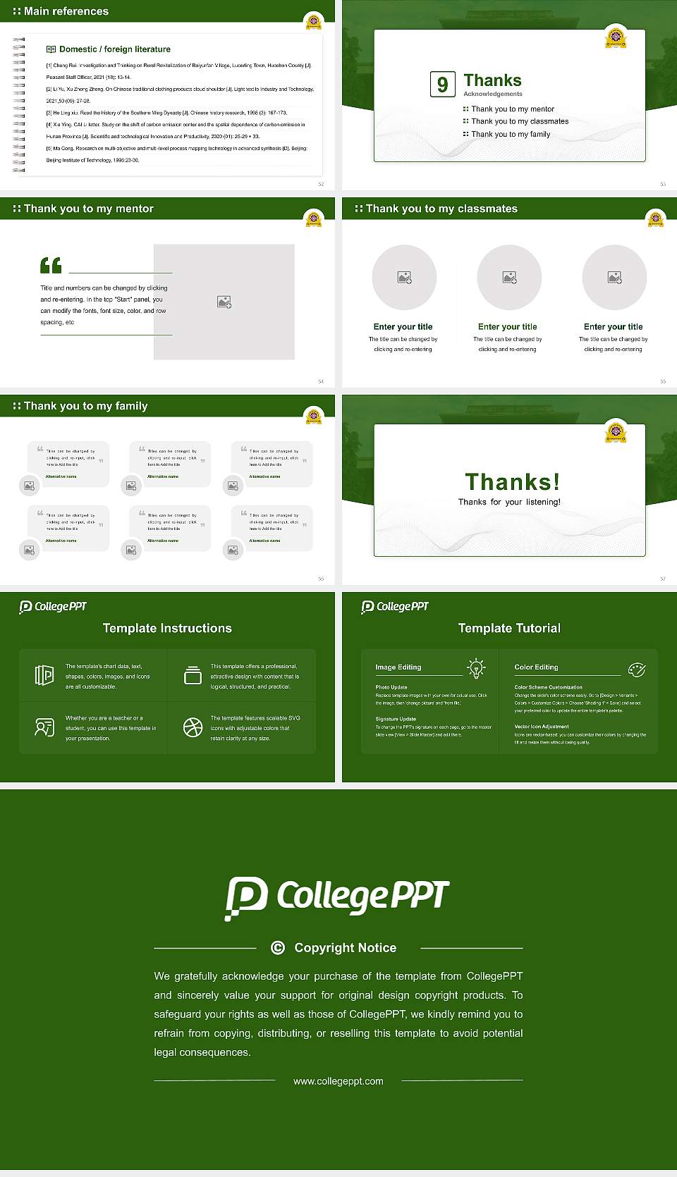Vasantrao Naik Marathwada Krishi Vidyapeeth Graduation Thesis Defense PPT Template16:9 ratio PPT effect preview image7
