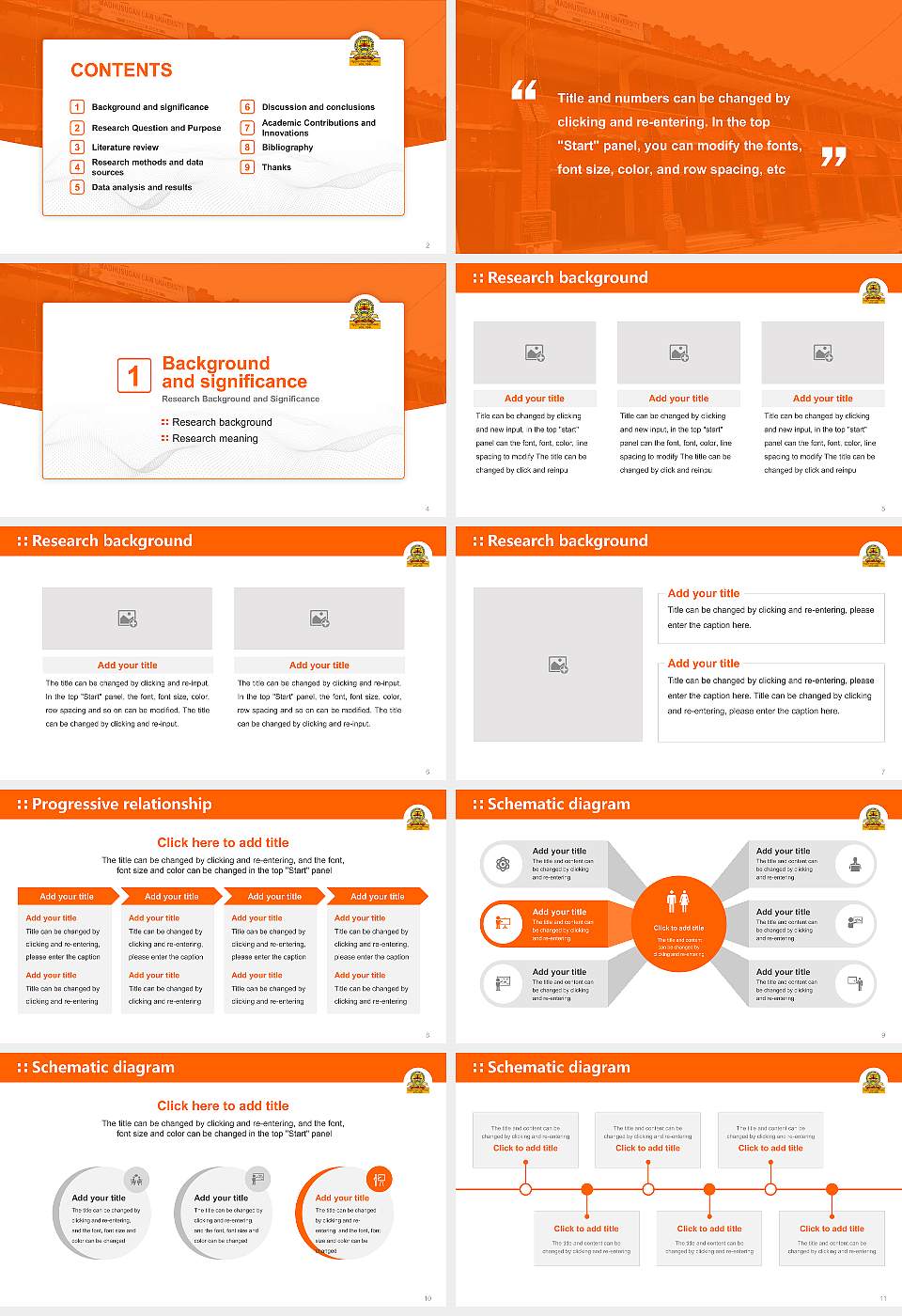 Madhusudan Law University Graduation Thesis Defense PPT Template16:9 ratio PPT effect preview image2