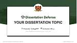 Madhya Pradesh Medical Science University Disputation Powerpoint Vorlage