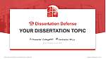 M.V.N. University Disputation Powerpoint Vorlage