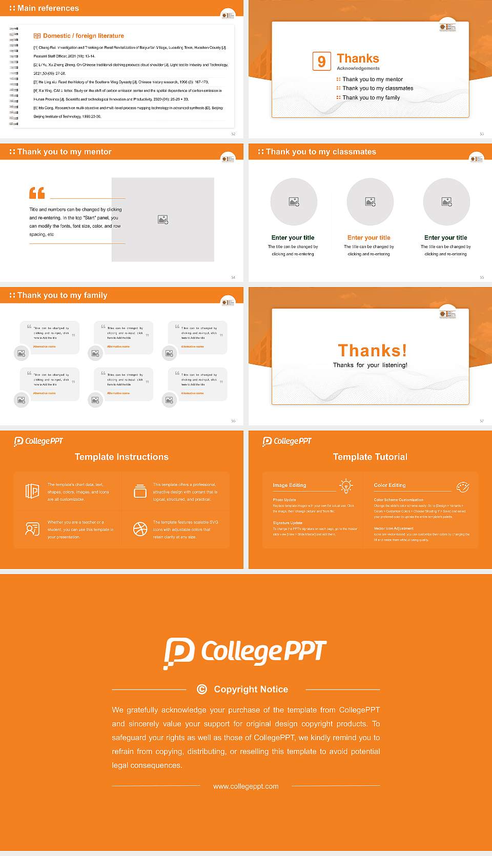 Lovely Professional University Graduation Thesis Defense PPT Template16:9 ratio PPT effect preview image7