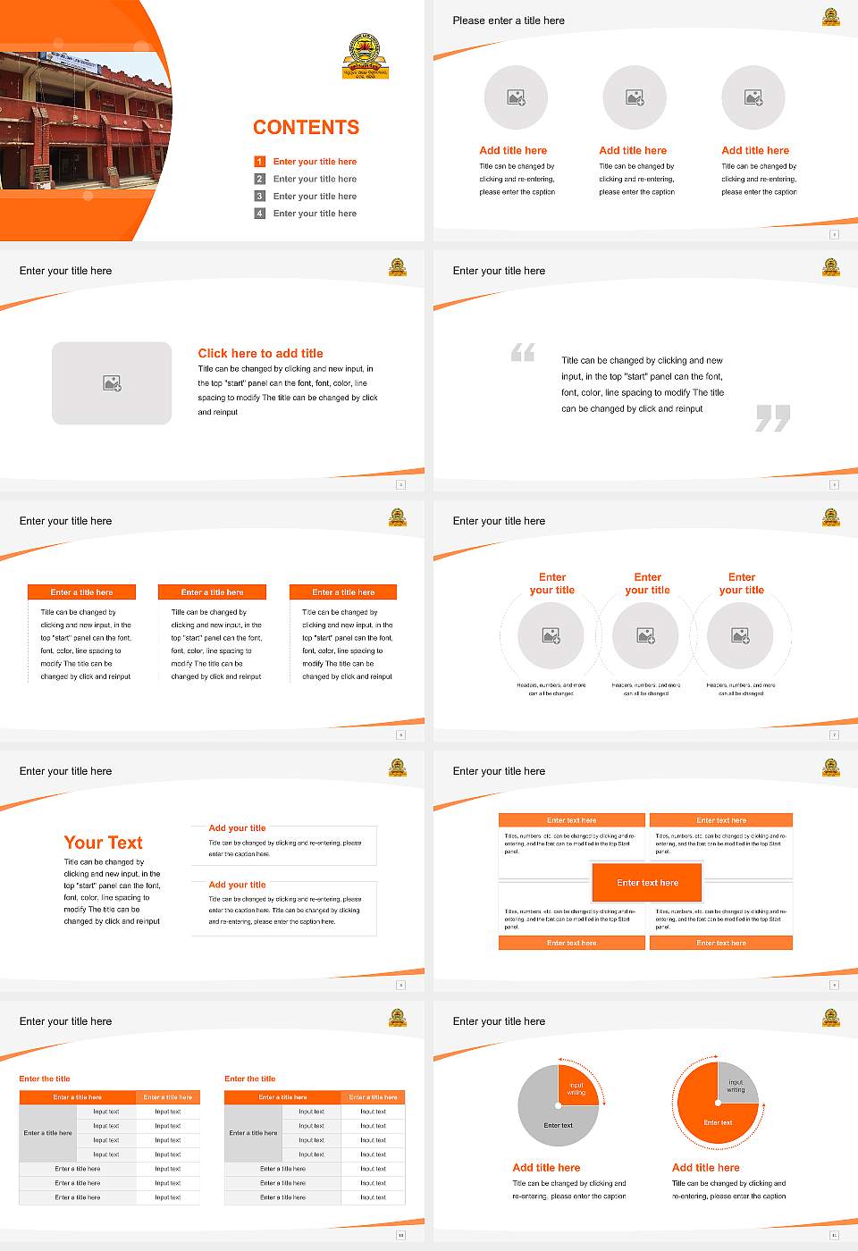 Madhusudan Law University Course/Courseware Creation PPT Template16:9 ratio PPT effect preview image2