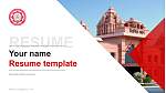 Maa Shakumbhari University Resume PPT Template