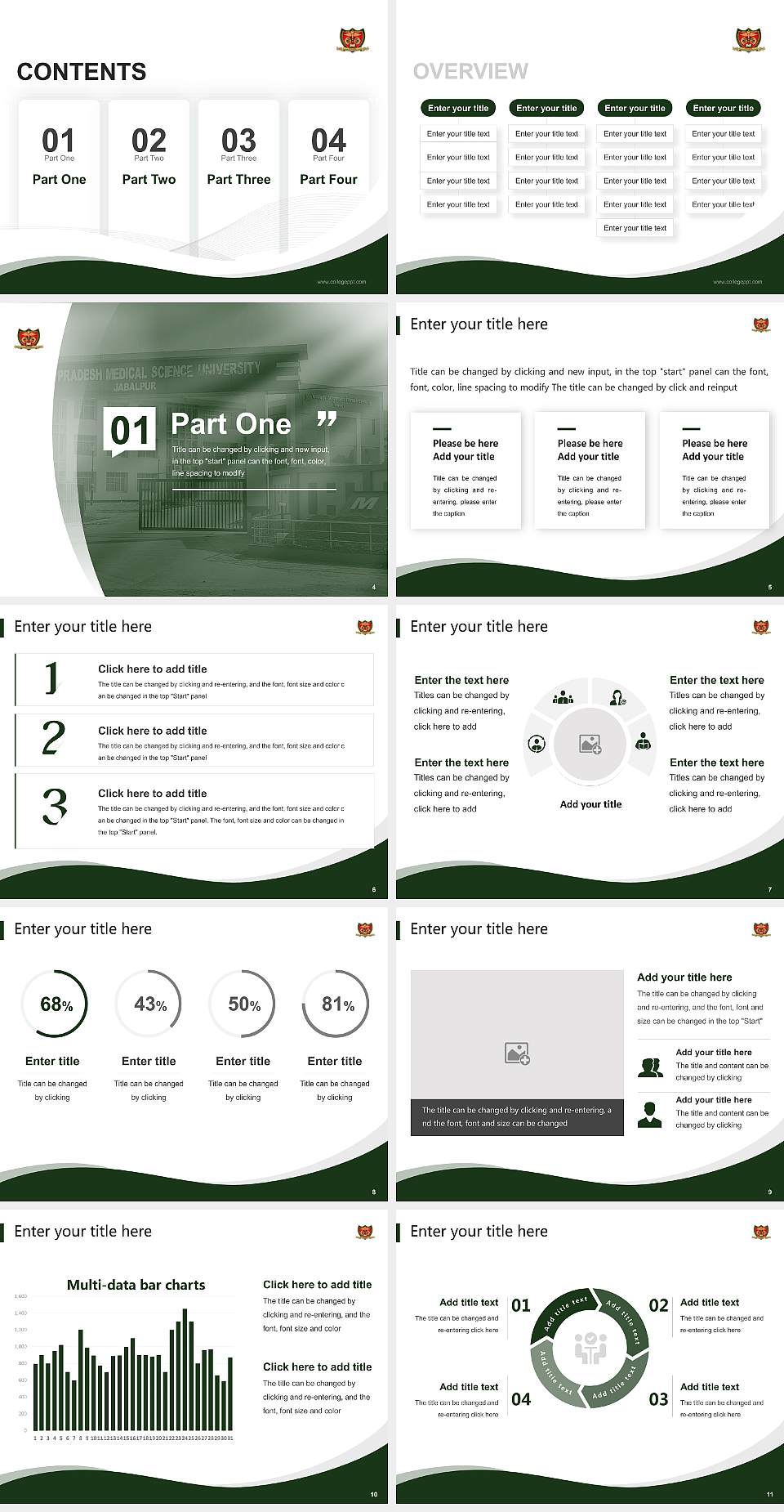 Madhya Pradesh Medical Science University Lecture Sharing and Networking Event PPT Template4:3 ratio PPT effect preview image2