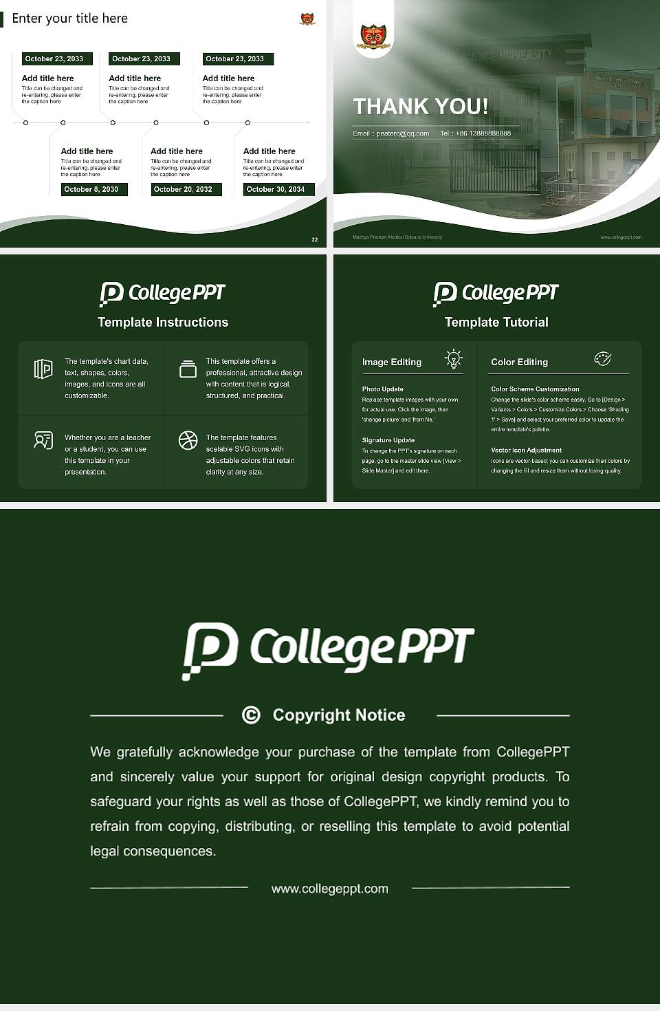 Madhya Pradesh Medical Science University Lecture Sharing and Networking Event PPT Template4:3 ratio PPT effect preview image4