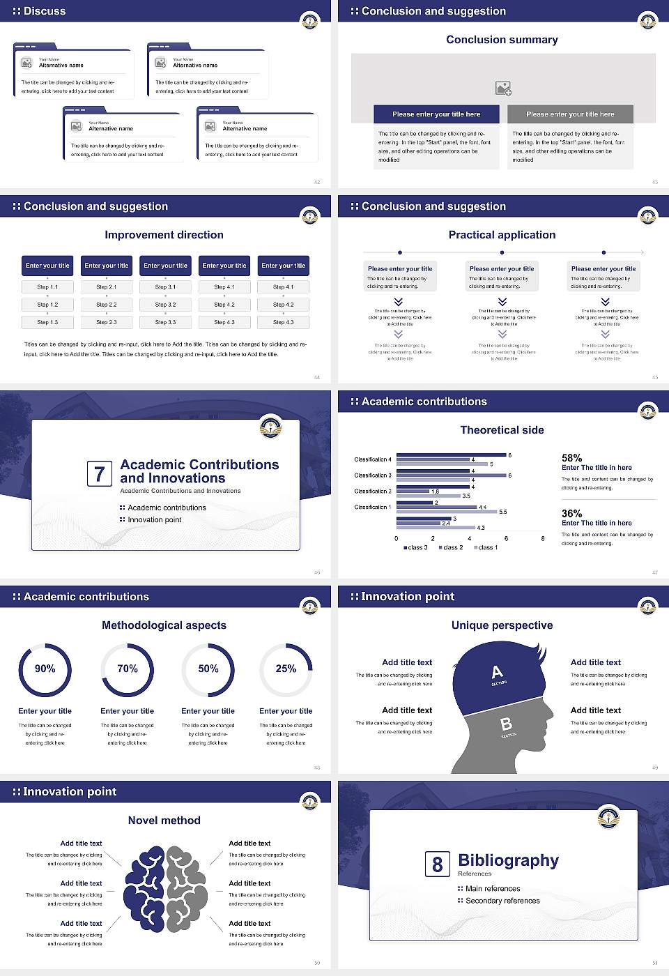 Madhyanchal Professional University Graduation Thesis Defense PPT Template16:9 ratio PPT effect preview image6