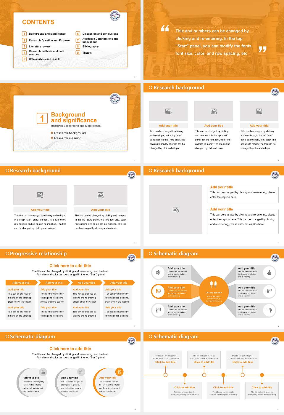 Madan Mohan?Malaviya?University of Technology Graduation Thesis Defense PPT Template16:9 ratio PPT effect preview image2