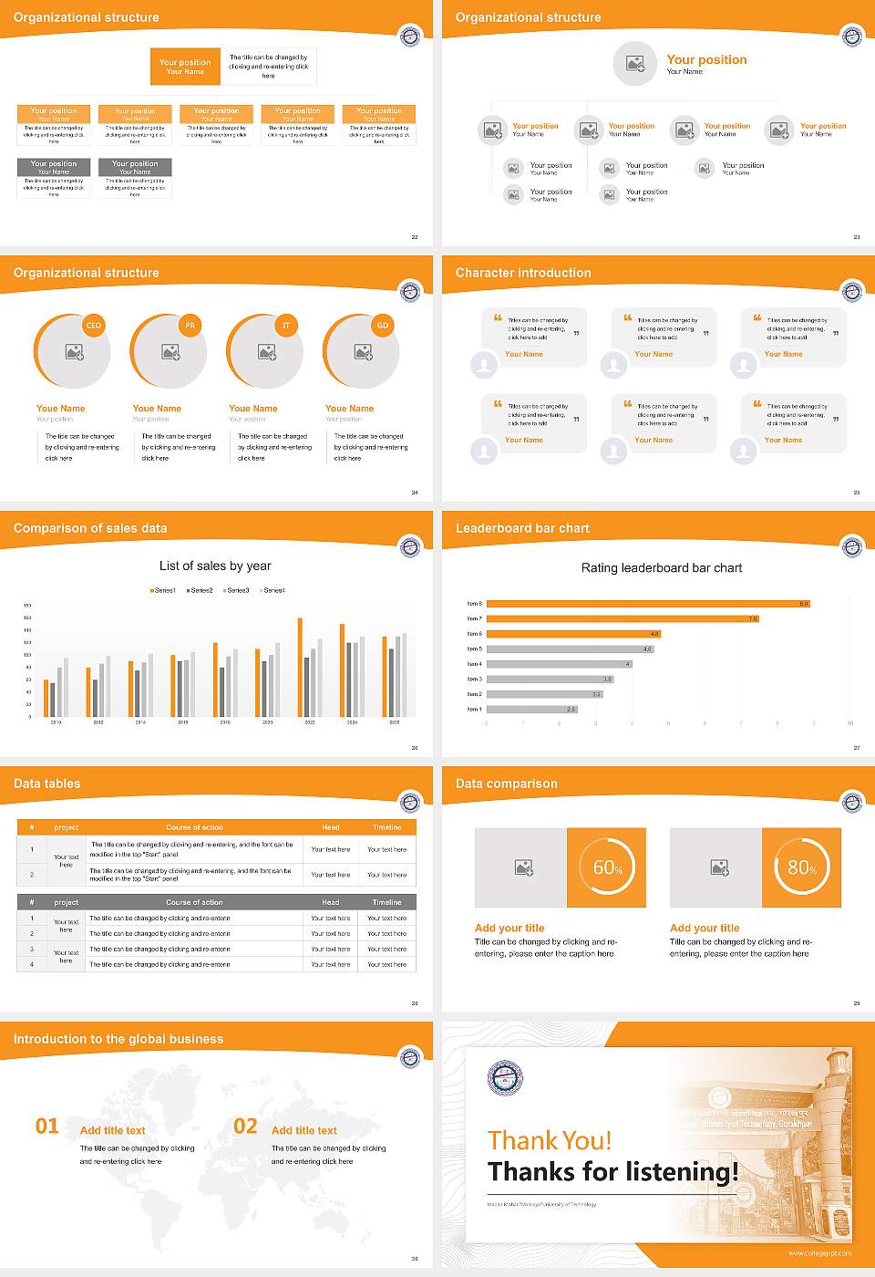 Madan Mohan?Malaviya?University of Technology Academic Presentation/Research Findings Report PPT Template16:9 ratio PPT effect preview image4
