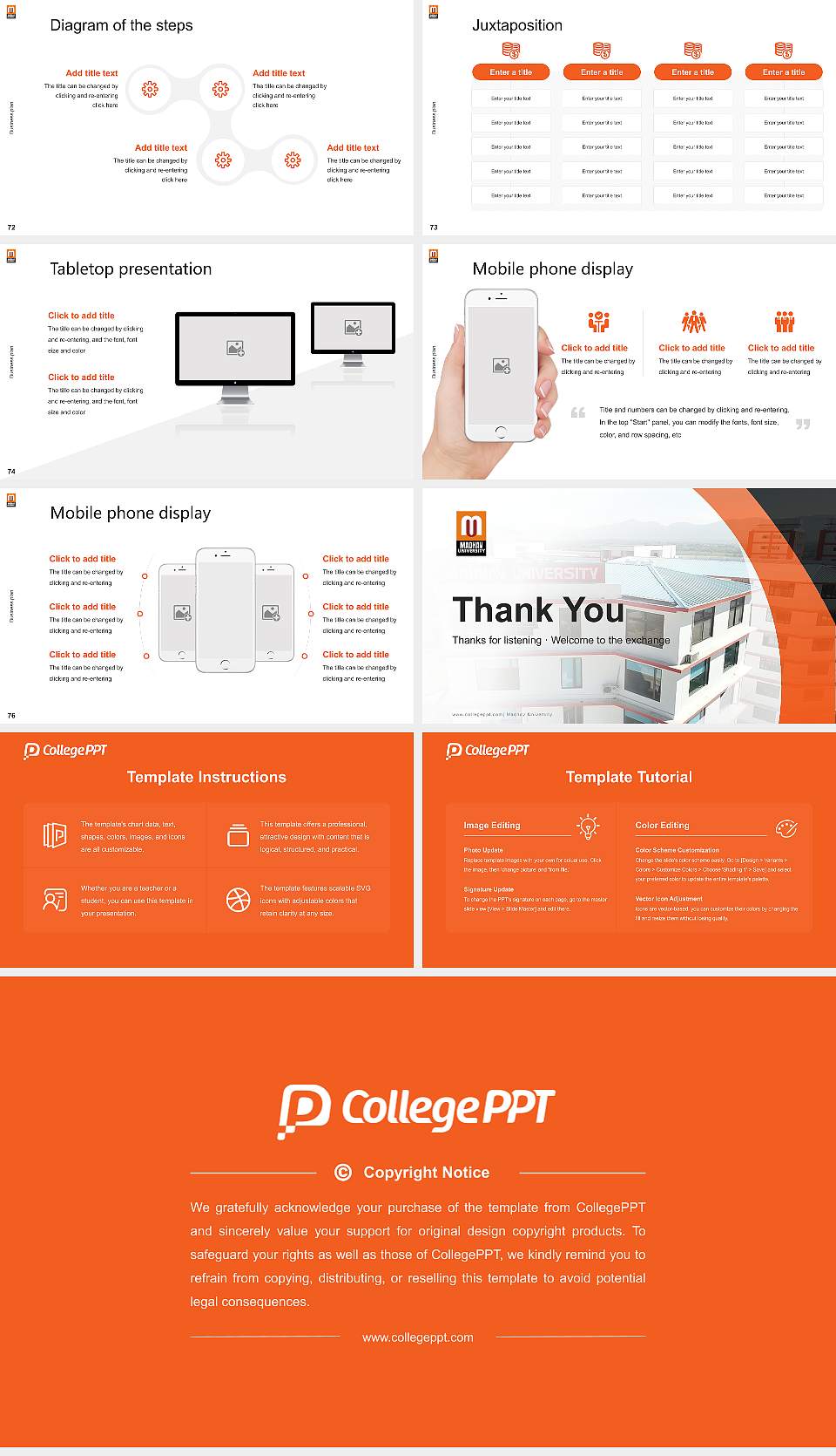 Madhav University Competition/Entrepreneurship Contest PPT Template16:9 ratio PPT effect preview image9