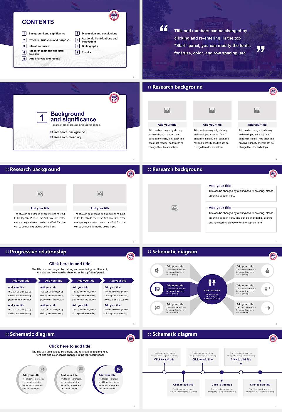 M.B.M. University Graduation Thesis Defense PPT Template16:9 ratio PPT effect preview image2
