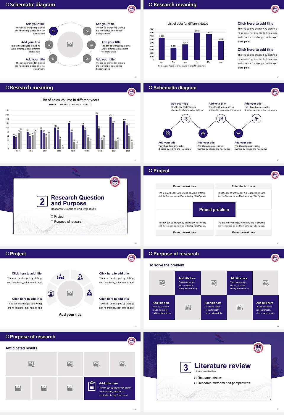 M.B.M. University Graduation Thesis Defense PPT Template16:9 ratio PPT effect preview image3