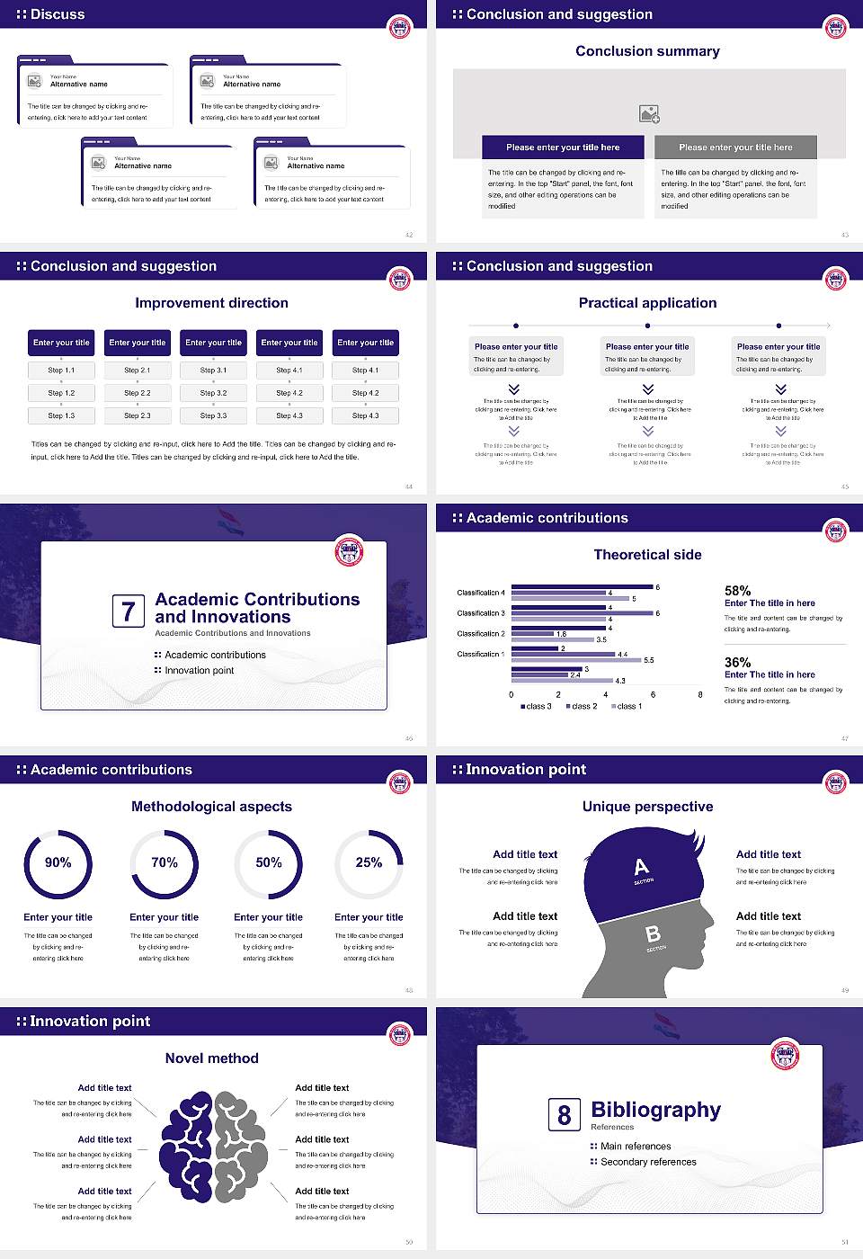 M.B.M. University Graduation Thesis Defense PPT Template16:9 ratio PPT effect preview image6