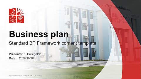 M.V.N. University Competition/Entrepreneurship Contest PPT Template