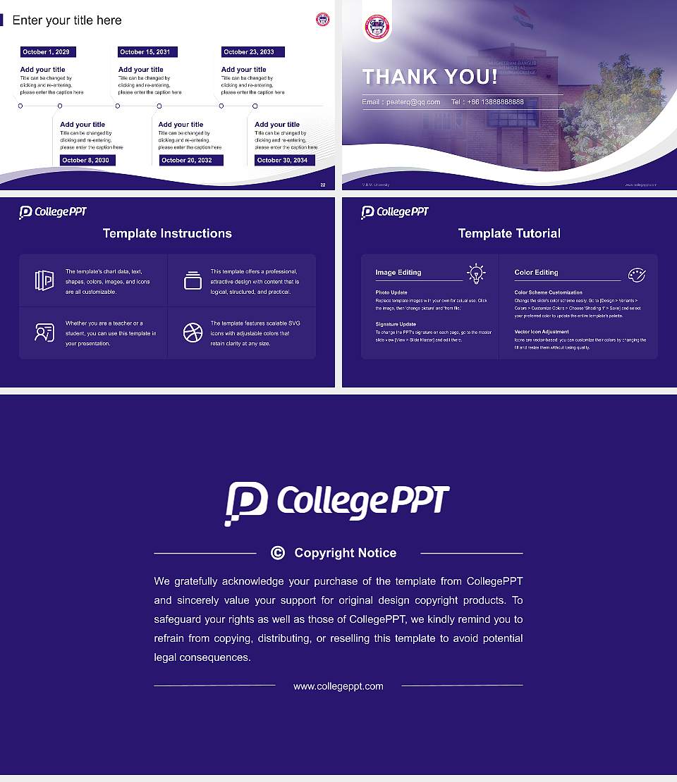 M.B.M. University Lecture Sharing and Networking Event PPT Template16:9 ratio PPT effect preview image4