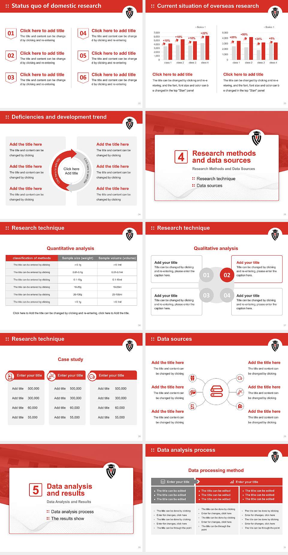 Noble University Graduation Thesis Defense PPT Template4:3 ratio PPT effect preview image4
