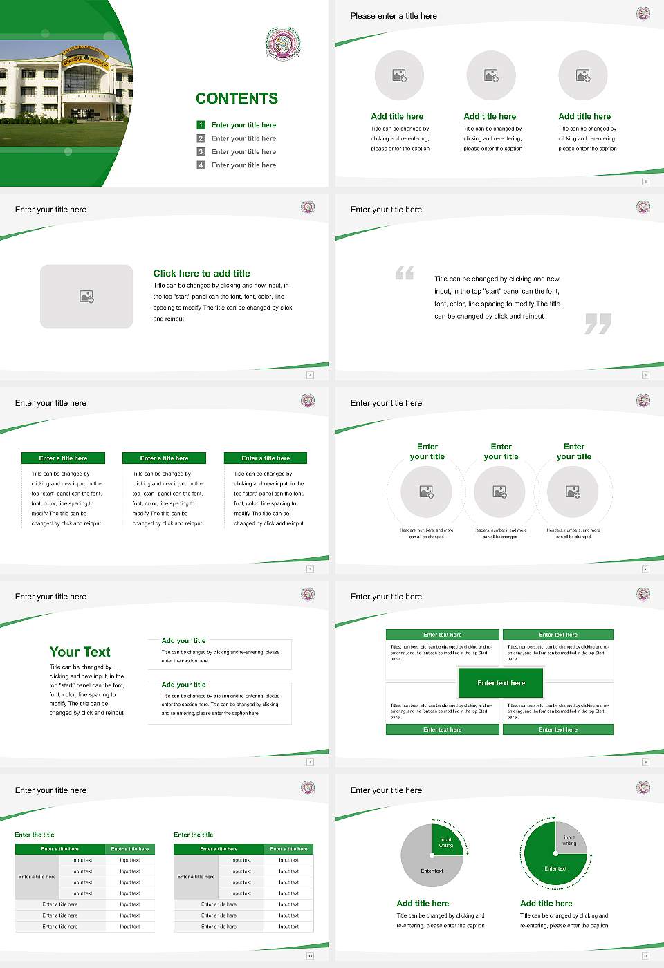Narendra Deva University of Agriculture & Technology Course/Courseware Creation PPT Template16:9 ratio PPT effect preview image2