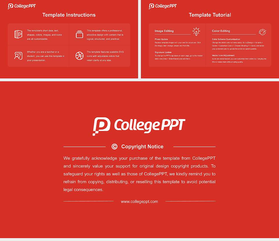 Noble University Course/Courseware Creation PPT Template16:9 ratio PPT effect preview image5