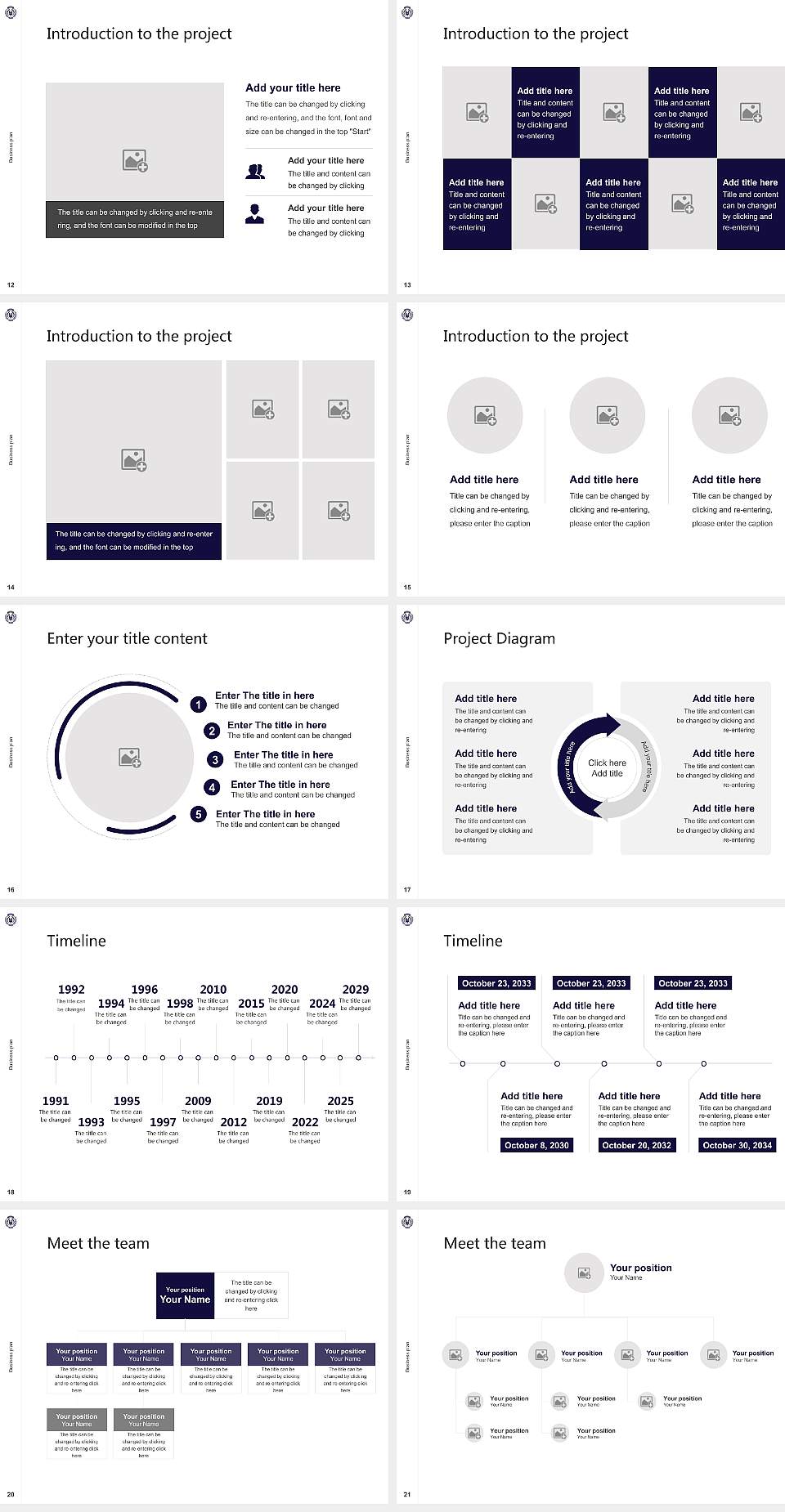 People ‘s University Competition/Entrepreneurship Contest PPT Template4:3 ratio PPT effect preview image3