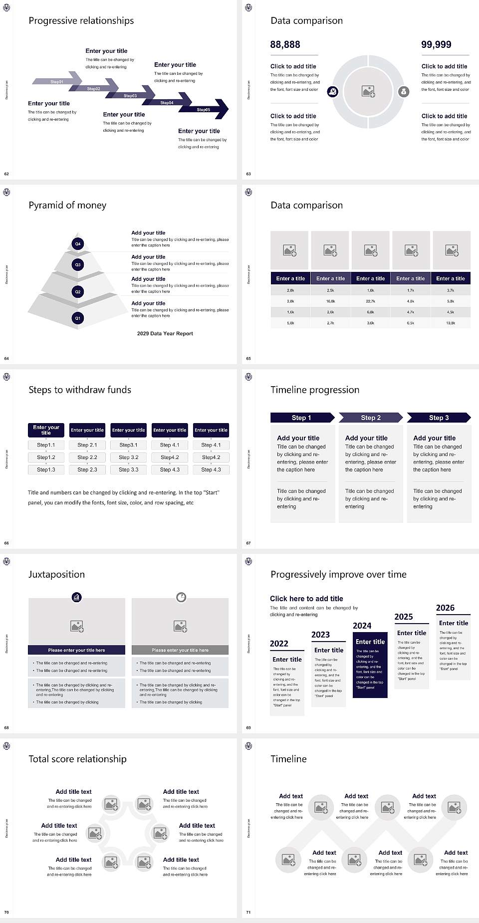 People ‘s University Competition/Entrepreneurship Contest PPT Template4:3 ratio PPT effect preview image8