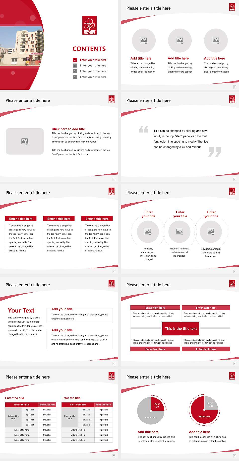 Navrachana University Course/Courseware Creation PPT Template4:3 ratio PPT effect preview image2