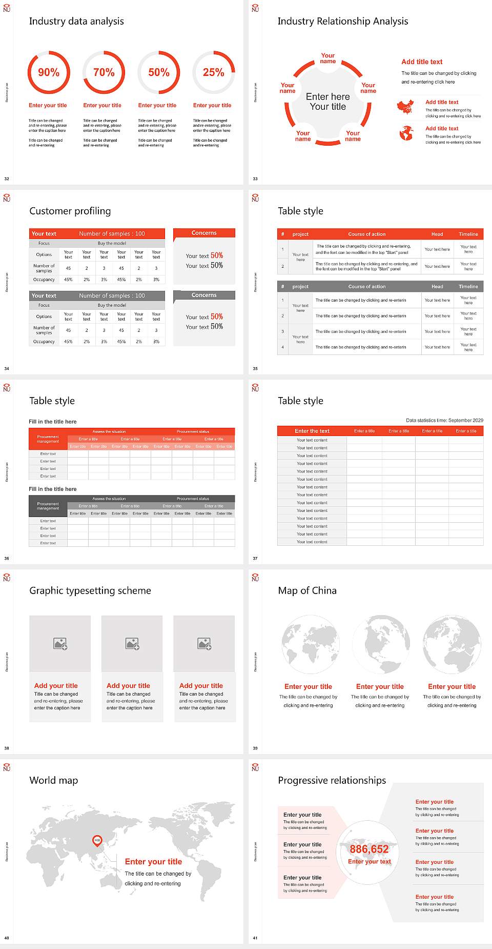 NIIT University Competition/Entrepreneurship Contest PPT Template4:3 ratio PPT effect preview image5