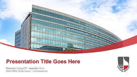 SVKM’s NMIMS-（Mumbai Campus） Course/Courseware Creation PPT Template