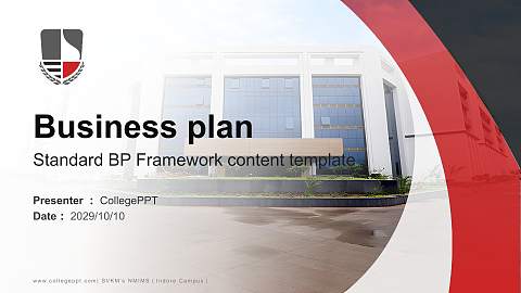 SVKM’s NMIMS（Indore Campus） Competition/Entrepreneurship Contest PPT Template