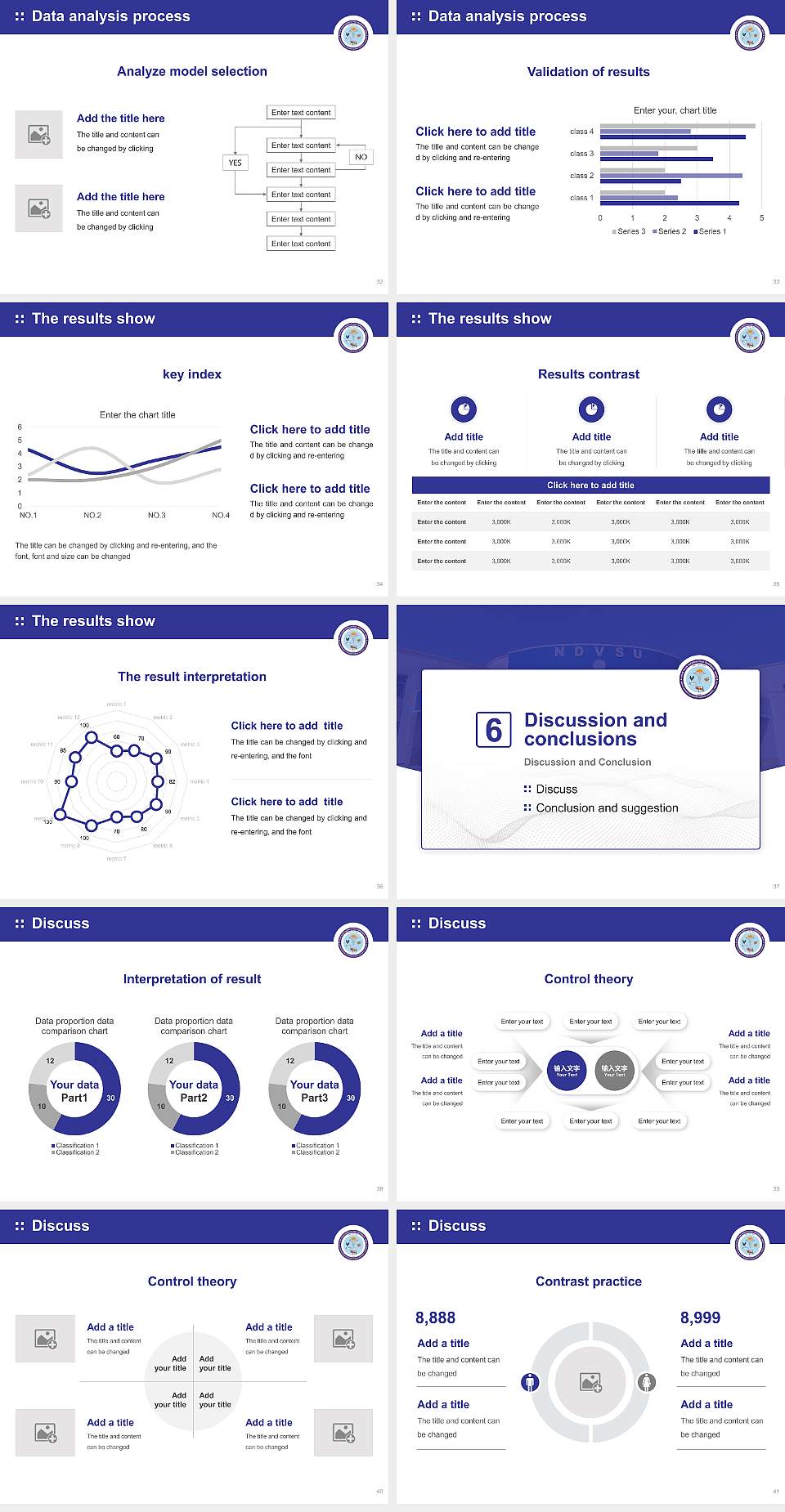 Nanaji Deshmukh Veterinary Science University Graduation Thesis Defense PPT Template4:3 ratio PPT effect preview image5
