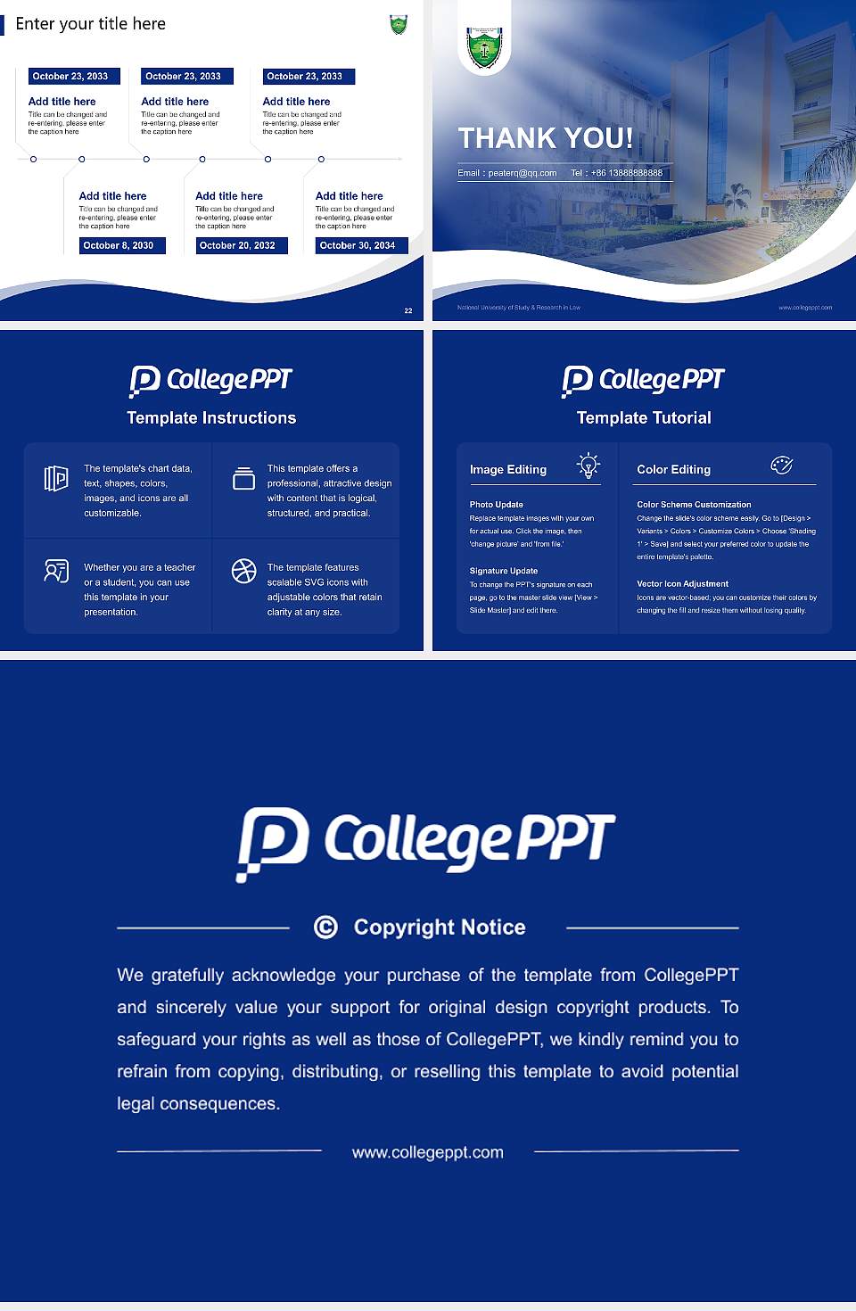 National University of Study & Research in Law Lecture Sharing and Networking Event PPT Template4:3 ratio PPT effect preview image4