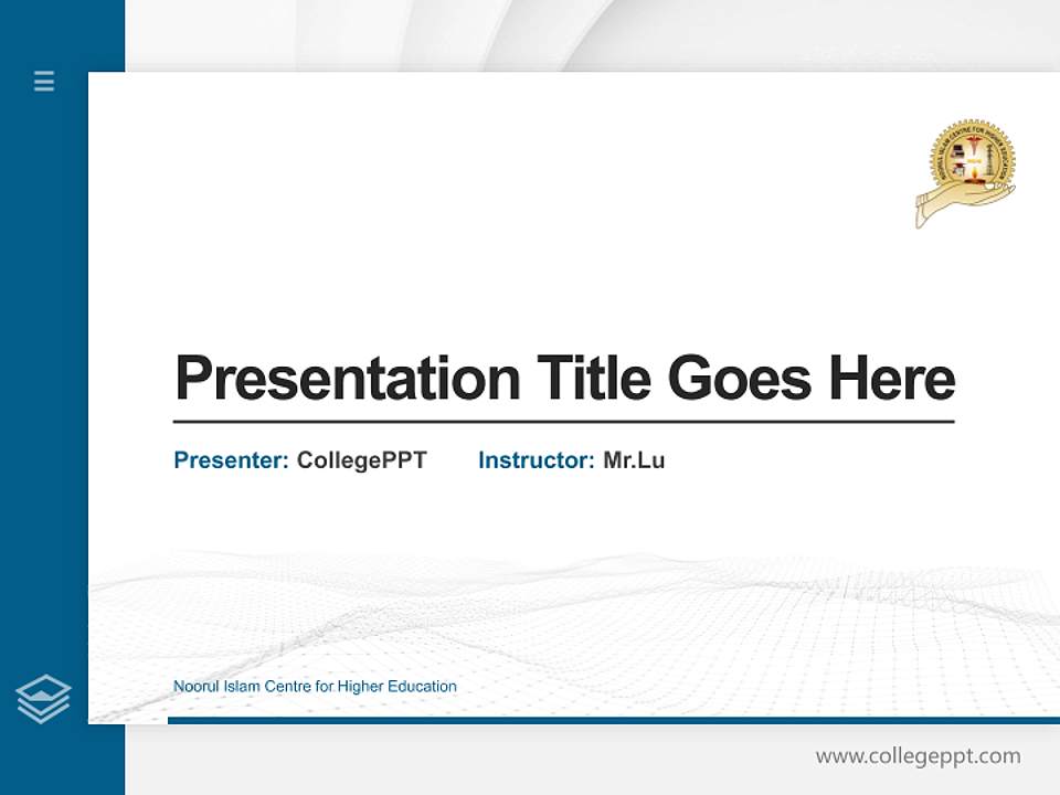Noorul Islam Centre for Higher Education Thesis Proposal/Graduation Defense PPT Template4:3 ratio PPT effect preview image5