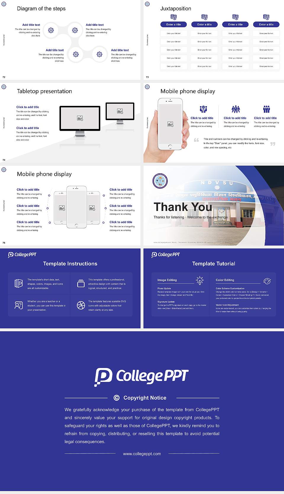 Nanaji Deshmukh Veterinary Science University Competition/Entrepreneurship Contest PPT Template16:9 ratio PPT effect preview image9