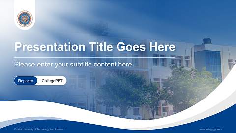 Odisha University of Technology and Research Lecture Sharing and Networking Event PPT Template