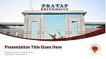 Pratap University수업PPT 템플릿