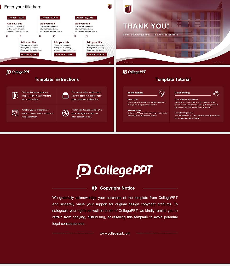 NICMAR University Lecture Sharing and Networking Event PPT Template16:9 ratio PPT effect preview image4