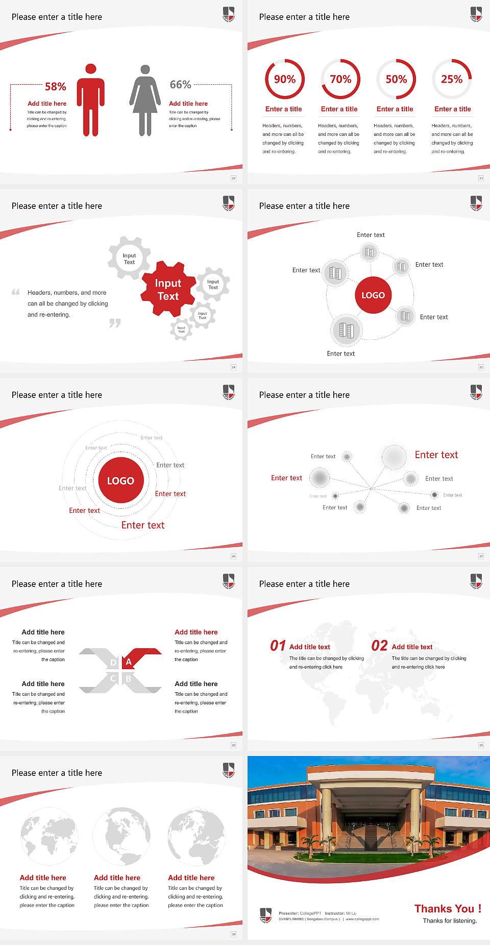 SVKM’s NMIMS（Bengaluru Campus） Course/Courseware Creation PPT Template4:3 ratio PPT effect preview image4