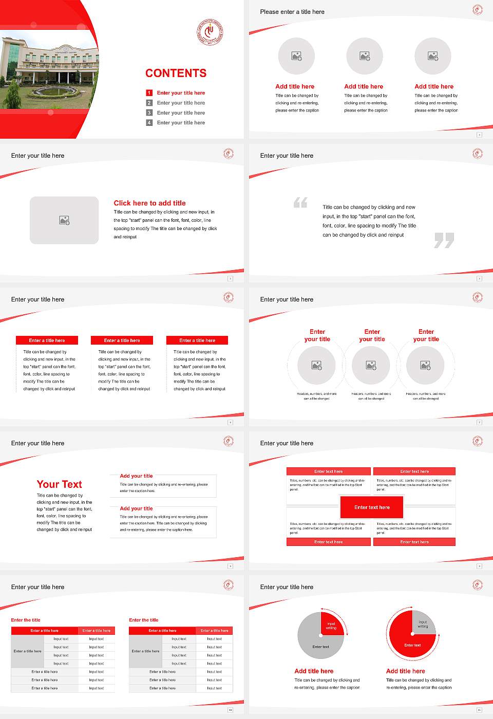 National Law Institute University Course/Courseware Creation PPT Template16:9 ratio PPT effect preview image2
