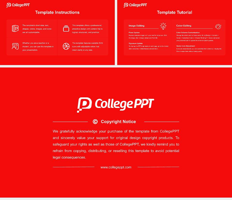 National Law Institute University Course/Courseware Creation PPT Template16:9 ratio PPT effect preview image5