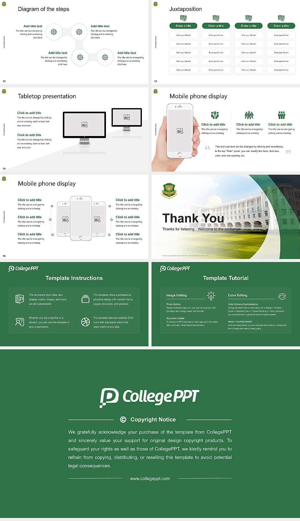 Noida International University Competition/Entrepreneurship Contest PPT Template16:9 ratio PPT effect preview image9