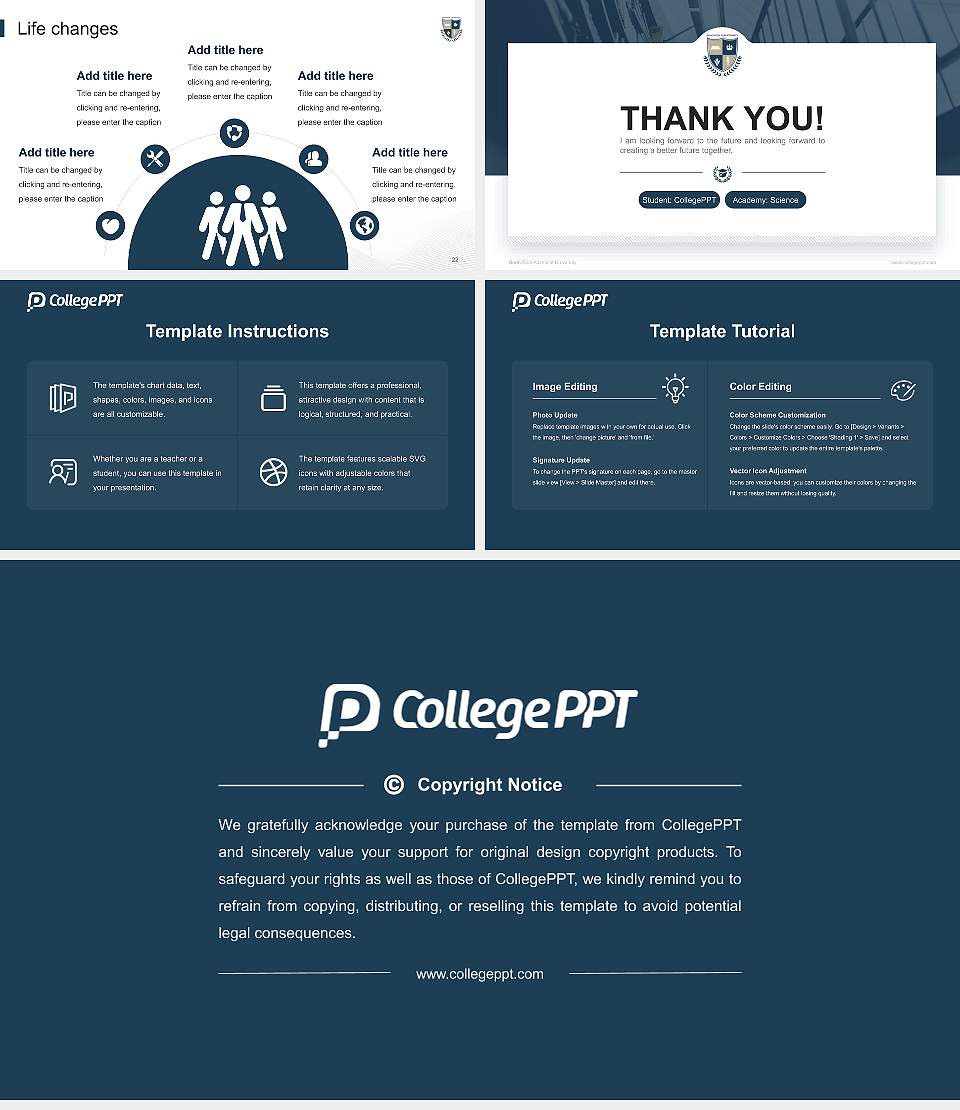 North East Adventist University National Scholarship Defense PPT Template16:9 ratio PPT effect preview image4