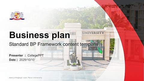 Parul University Competition/Entrepreneurship Contest PPT Template