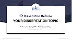 PDM University Disputation Powerpoint Vorlage