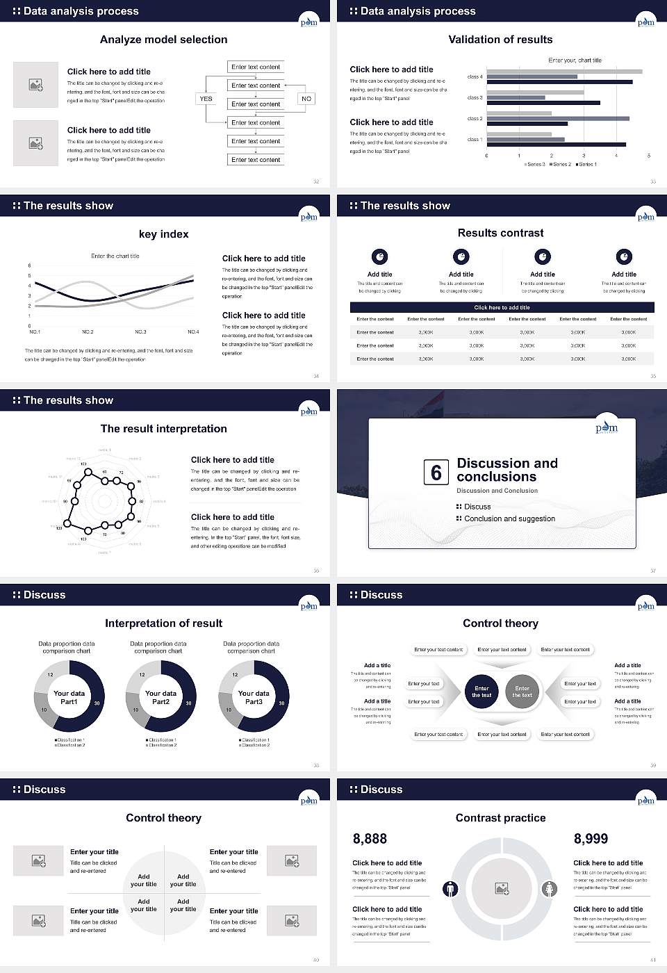 PDM University Graduation Thesis Defense PPT Template16:9 ratio PPT effect preview image5