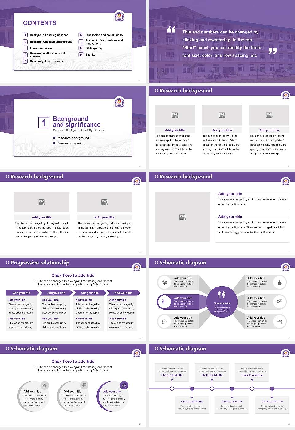 North East Frontier Technical University Graduation Thesis Defense PPT Template16:9 ratio PPT effect preview image2