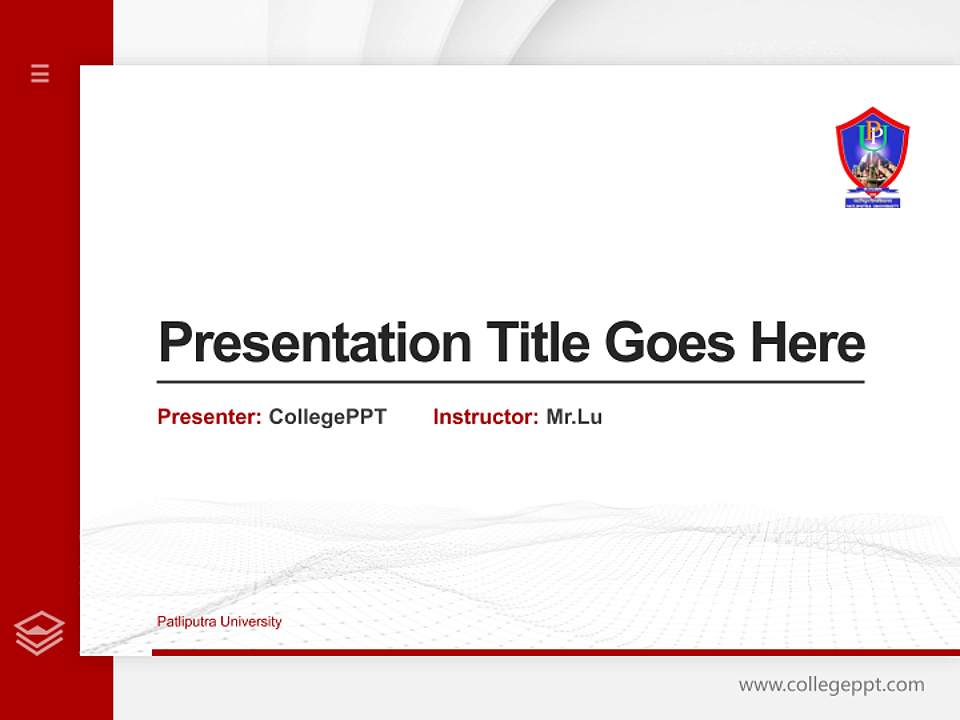 Patliputra University Thesis Proposal/Graduation Defense PPT Template4:3 ratio PPT effect preview image5
