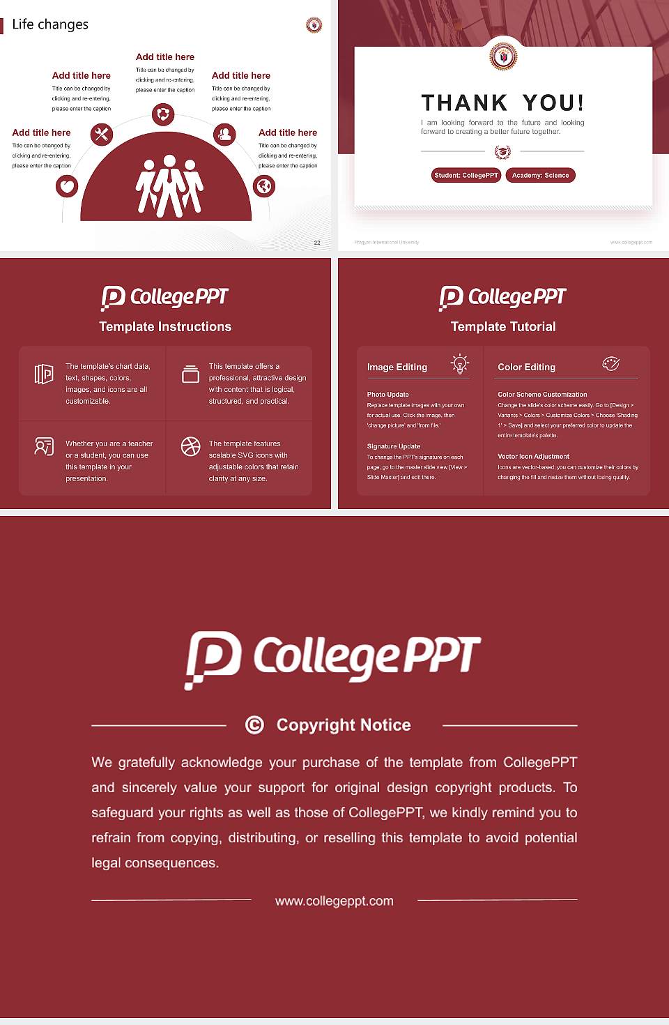 Pragyan International University National Scholarship Defense PPT Template4:3 ratio PPT effect preview image4