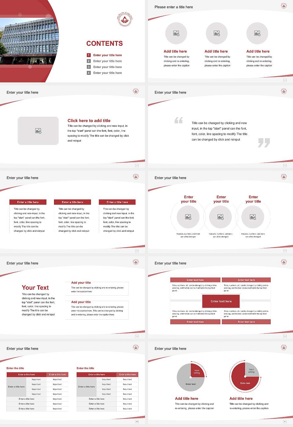 National Institute of Educational Planning and Administration Course/Courseware Creation PPT Template16:9 ratio PPT effect preview image2